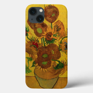 Fortfarande Life Vas w 15 Sunblommor Vincent van G