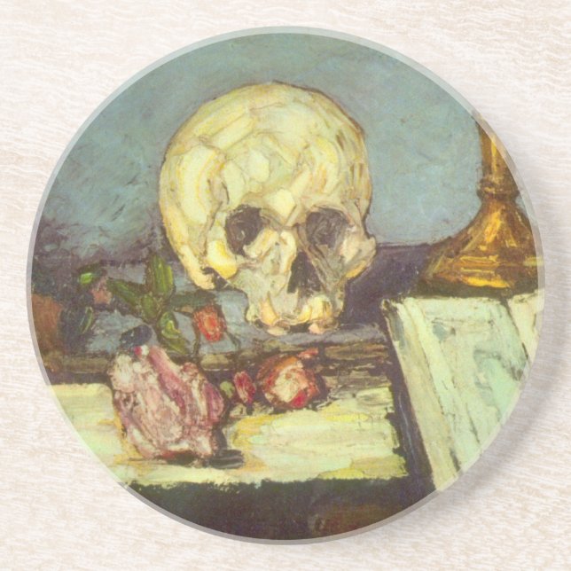 Fortfarande Life w Skull, ljus, Bok av Paul Cezann Underlägg (Framsidan)