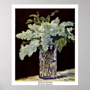 Fortfarande Lilac Bouquet av Manet Edouard Poster