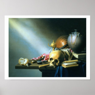Fortfarande liv: En allegory från Vanities of Huma Poster
