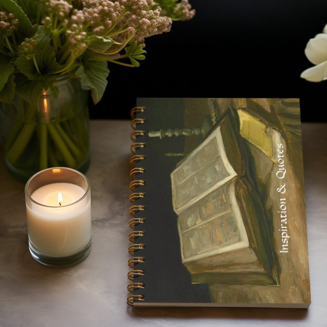 Fortfarande liv med Bible av Vincent Van Gogh Anteckningsbok (Skapare uppladdad)