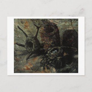 Fortfarande liv med fågelnests Van Gogh Fine Art Vykort
