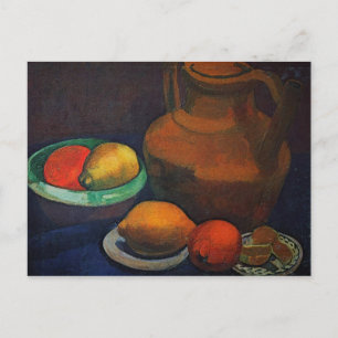 Fortfarande liv med tank av Paula Modersohn-Becker Vykort