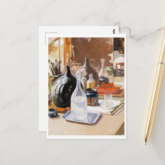 Fortfarande liv, Pekka Halonen Vykort (Fram/Back In Situ)