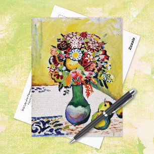 Fortfarande livblommor Apples August Macke Vykort