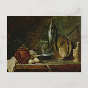 Fortfarande livstid: Fast Day Menu, 1731 Vykort