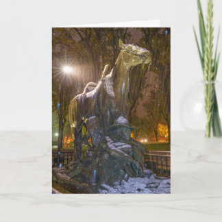 Fortfarande livstid, frusen helgkort