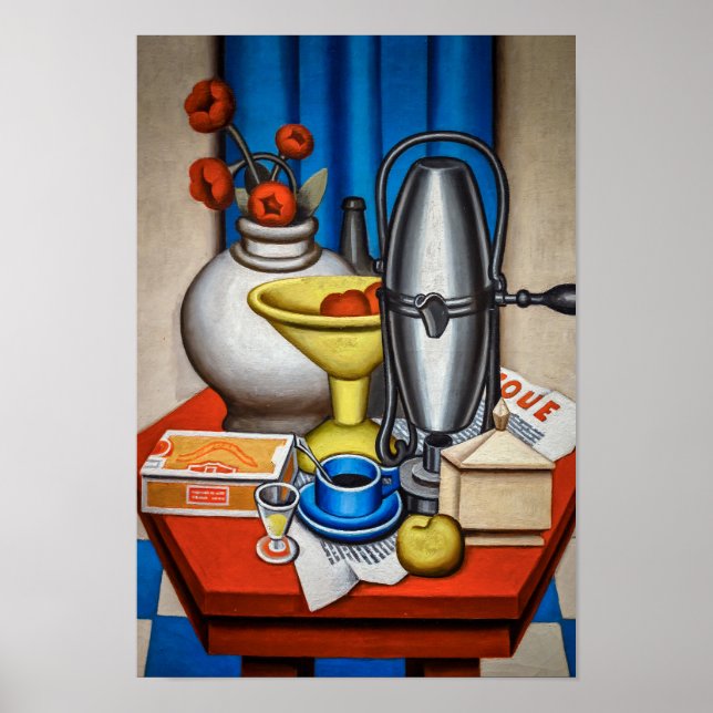 Fortfarande livstid | Jean Metzinger | Poster (Framsidan)