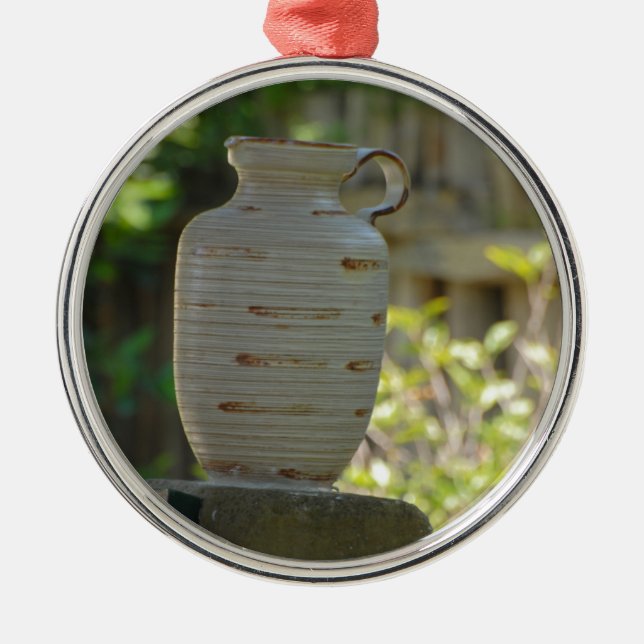 Fortfarande livstid julgransprydnad metall (Framsidan)