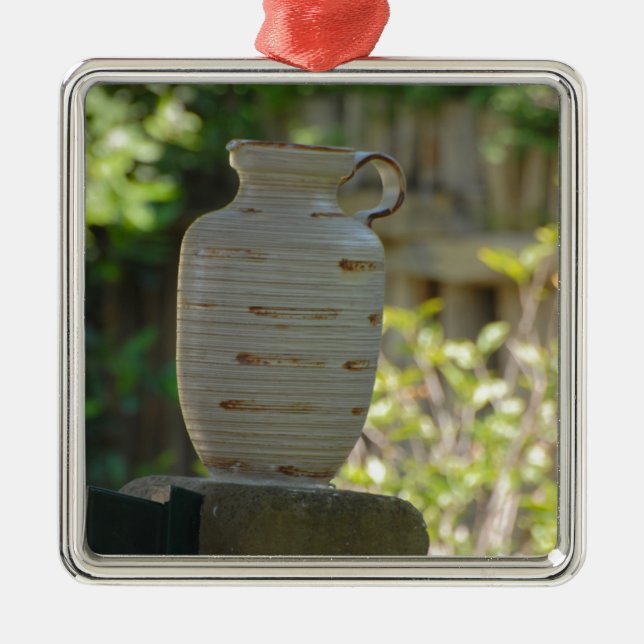 Fortfarande livstid julgransprydnad metall (Framsidan)