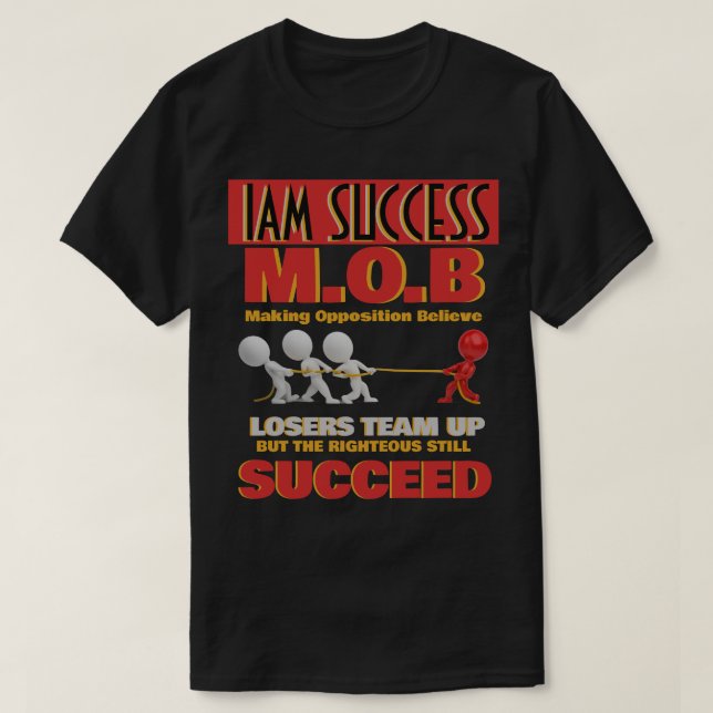 FORTFARANDE LYCKAS T SHIRT (Design framsida)