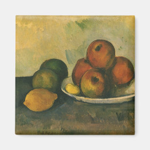 Fortfarande med äpplen av Paul Cezanne Magnet