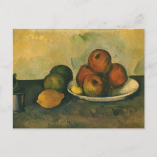 Fortfarande med äpplen av Paul Cezanne Vykort