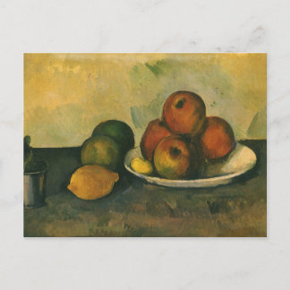 Fortfarande med äpplen av Paul Cezanne Vykort