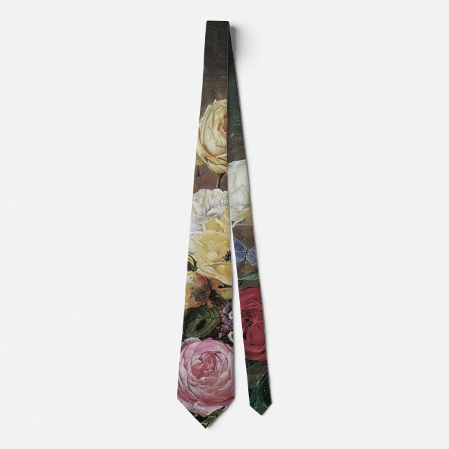 Fortfarande med blommor i Vas av Olaf Hermansen Slips (Framsida)