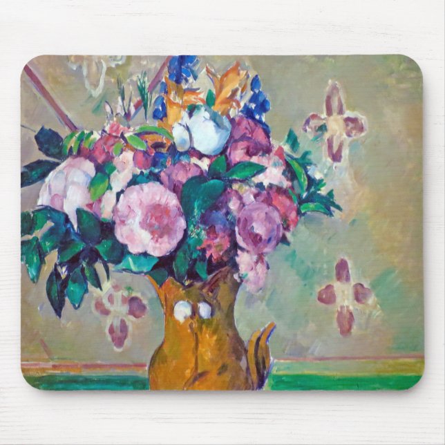 Fortfarande med blommor, Paul Cezanne Musmatta (Framsidan)