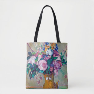 Fortfarande med blommor, Paul Cezanne Tygkasse