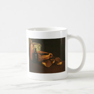 Fortfarande med clogs och Pots, Van Gogh Kaffemugg
