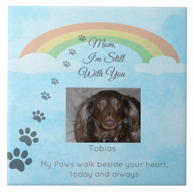 Fortfarande med dig mamma kakelplatta (Framsidan)