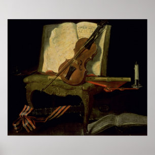 Fortfarande med en violin poster