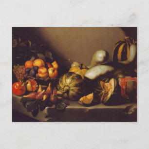Fortfarande med Fruit av Caravaggio Postcard Vykort