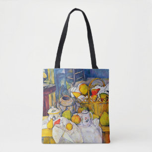 Fortfarande med Fruit Basket, Paul Cezanne Tygkasse