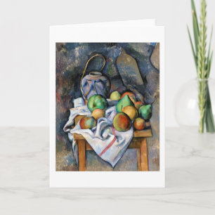 Fortfarande med frukt, Paul Cezanne Kort