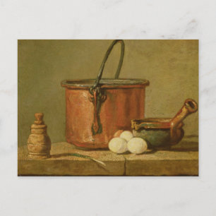 Fortfarande med kokning Utensils, Cauldron Vykort