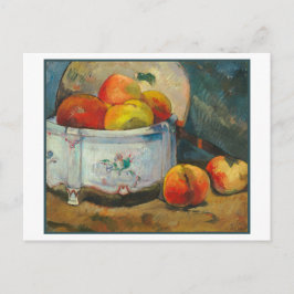 Fortfarande med Peacher av Paul Gauguin Vykort