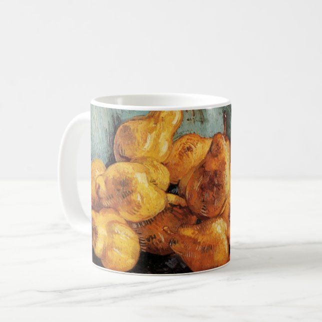 Fortfarande med Quince Pears av Vincent van Gogh Kaffemugg (Framsida vänster)