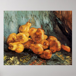 Fortfarande med Quince Pears av Vincent van Gogh Poster