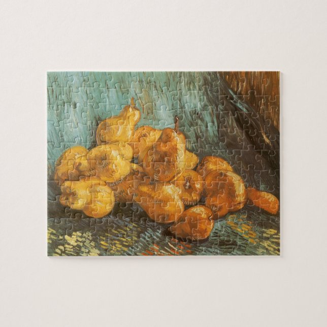 Fortfarande med Quince Pears av Vincent van Gogh Pussel (Horisontell)