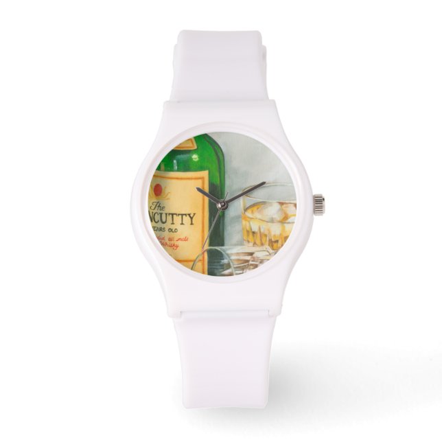 Fortfarande med Scotch av Jennifer Goldberger Armbandsur (Framsida)