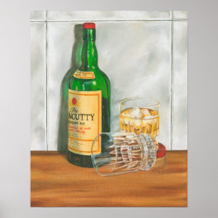 Fortfarande med Scotch av Jennifer Goldberger Poster