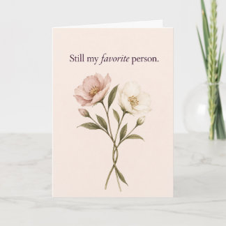 Fortfarande min favoritblommiga årsdag kort