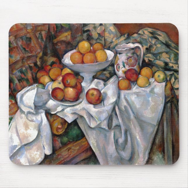 Fortfarande Orangar - Paul Cezanne Painting Art Musmatta (Framsidan)