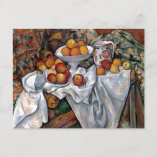 Fortfarande Orangar - Paul Cezanne Painting Art Vykort