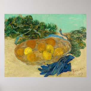Fortfarande Orangars och Lemons Vincent Gogh Poster