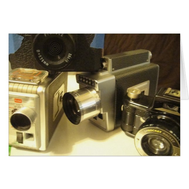 Fortfarande på film! hälsningskort (Framsidan Horizontal)