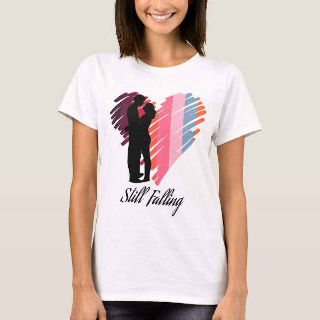 Fortfarande på väg ner t shirt (Framsida)