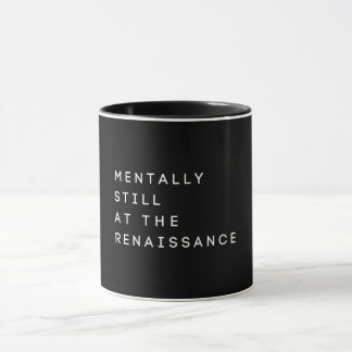 Fortfarande Renaissance konsert Funny Black Mugg