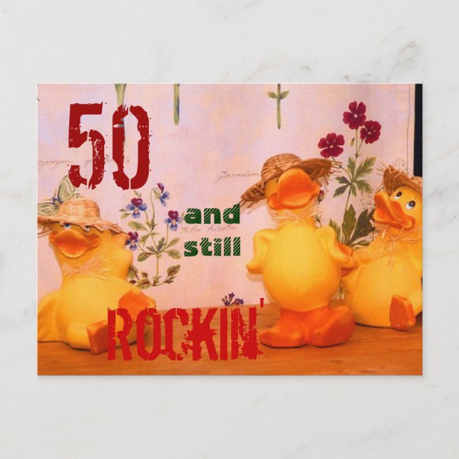 Fortfarande Rockin' Vykort (Framsida)