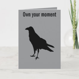 Fortfarande Shadow Raven i profil Kort