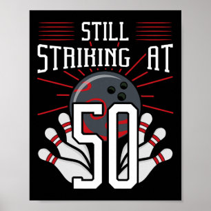 Fortfarande slående vid 50 gångbara Födelsedagsfes Poster