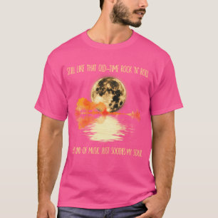 Fortfarande som den gamla tidsnäckan N Roll Guitar T Shirt