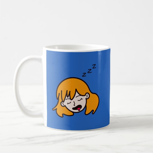 Fortfarande sömnig Rolig Kaffemugg (Vänster)