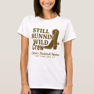 Fortfarande Springande Vild Country Western Sängvä T Shirt