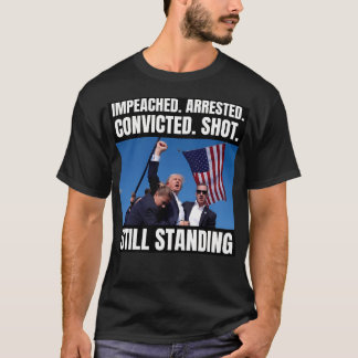 Fortfarande stående Donald Trump - Iconic Image Po T Shirt