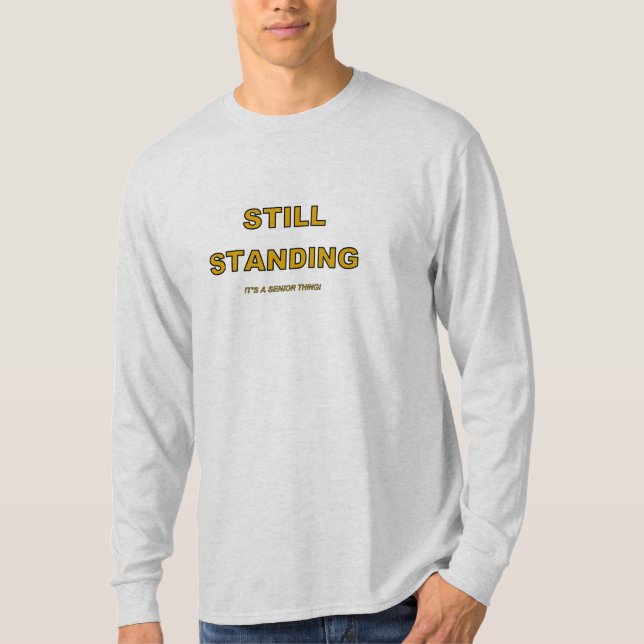 FORTFARANDE STÄNDIG Manar långärmad t-shirt (Framsida)