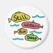 Fortfarande Vatten Springa Deep